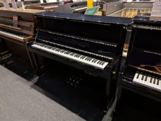 Danemann 115 Silent Upright Piano in Gloss Black (Z20797)