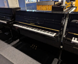 Pre-Owned Yamaha B1e SC3 Silent Upright Piano in Gloss Black Case (Z20813)