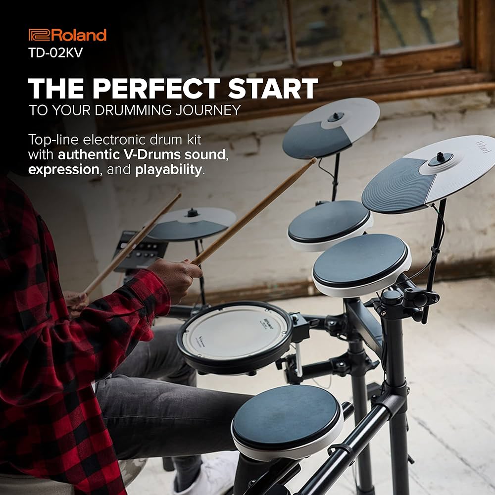 Roland TD-02K Compact Entry Level Electronic Drum Kit - Image 4